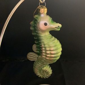 🎄Glass Seahorse Christmas/Holiday Ornament